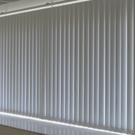 Plastic Blinds on the Window