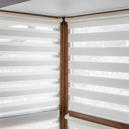 White Fabric Roller Blinds